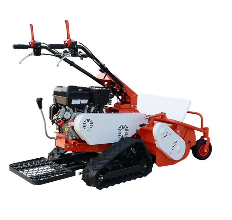 Cositoare cu șenile de 9 CP de 680 mm cu suport-Pe platformă